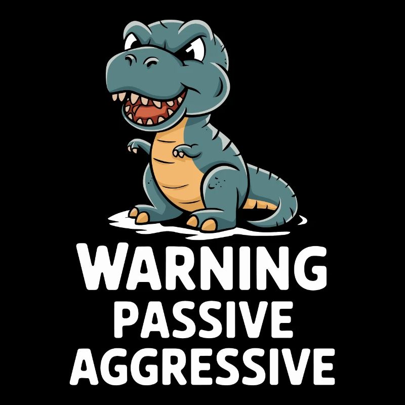 Attention Passive Aggressive Dinosaur