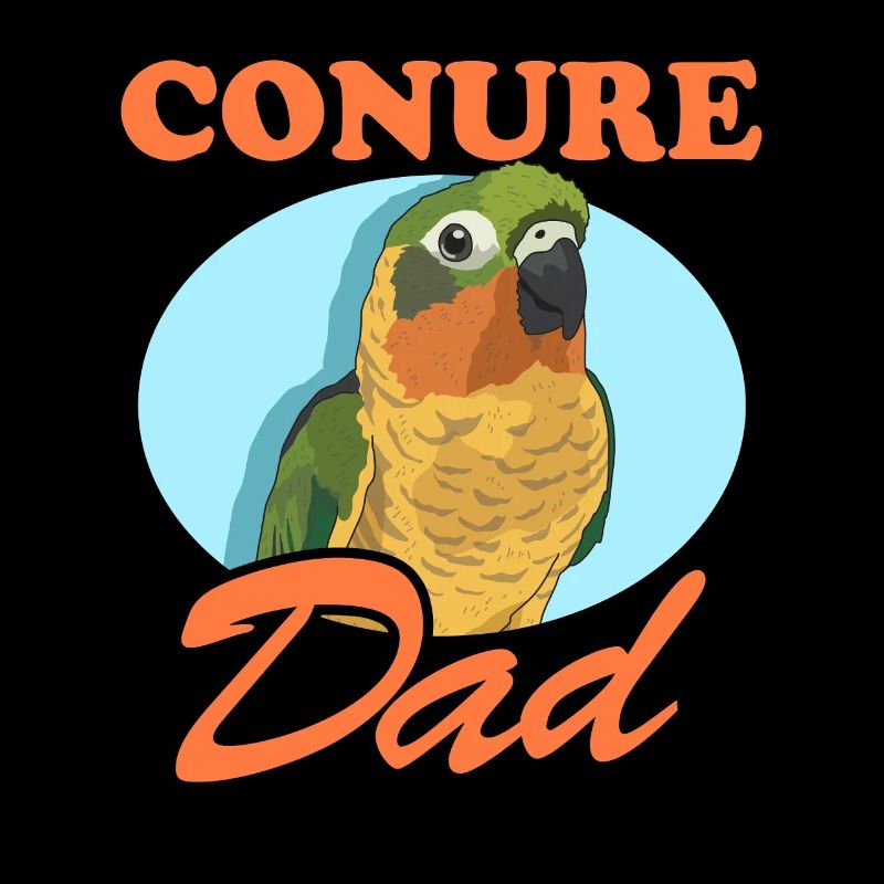 Conure Dad Papageien Conures Geschenk