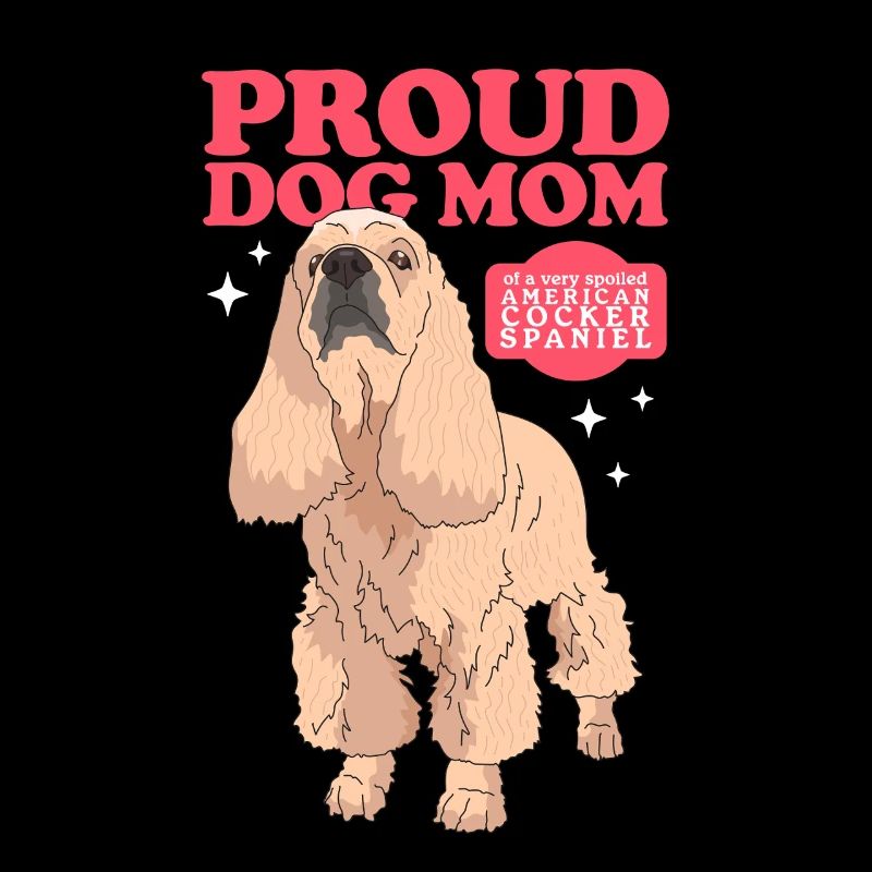 Cocker américain Spaniel Maman Cadeau