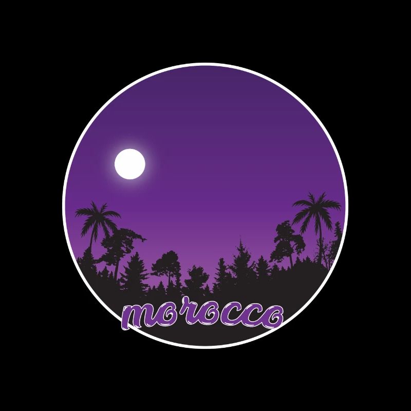 Le paradis violet du Maroc
