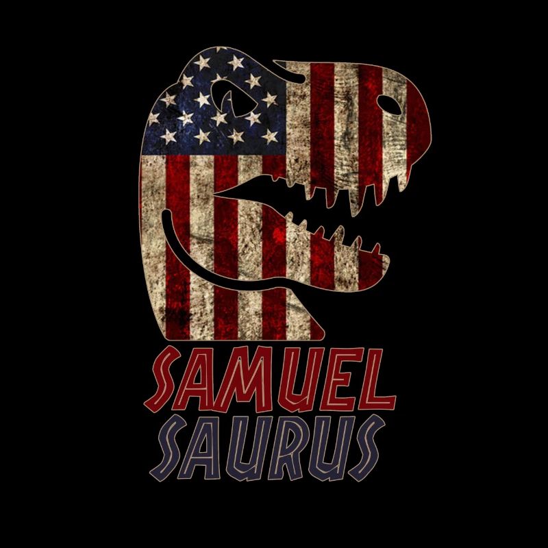 Patriotic Samuel Dinosaur Samuelsaurus