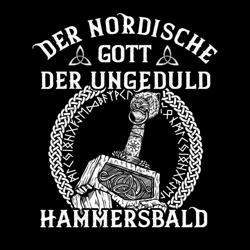 Hammersbald - Lustiger Wikinger Spruch mit Hammer