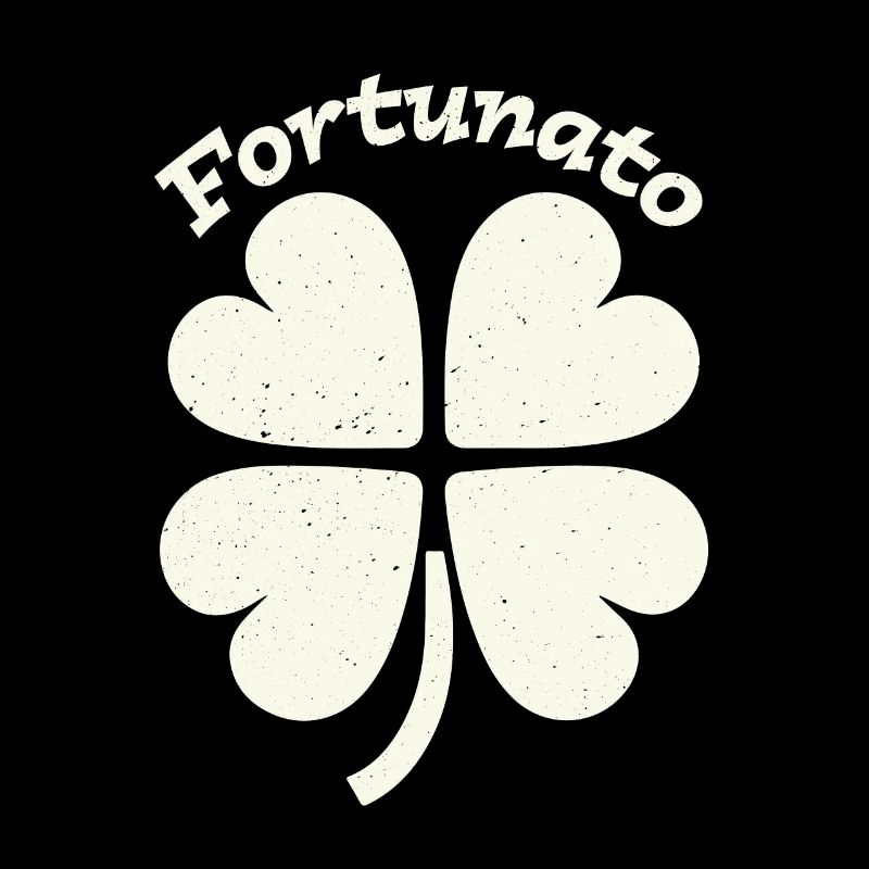 Fortunato Emblem Distressed Vierblatt