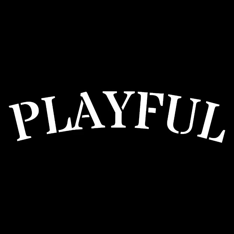 Dicton de conception de texte minimaliste ludique