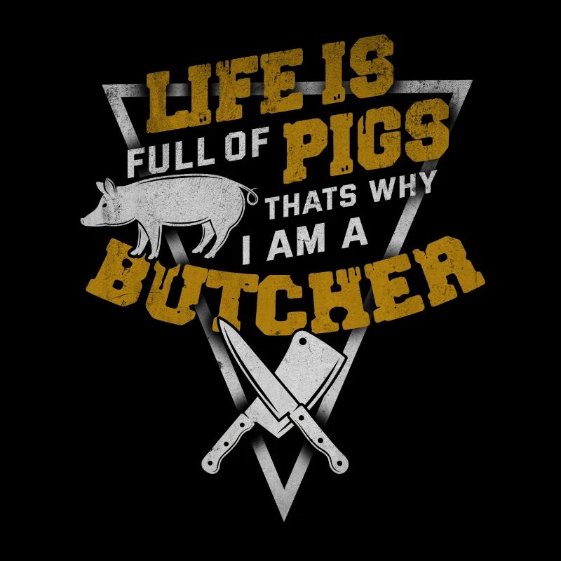 Metzger Fleisch Schlachter Wurst Schwein