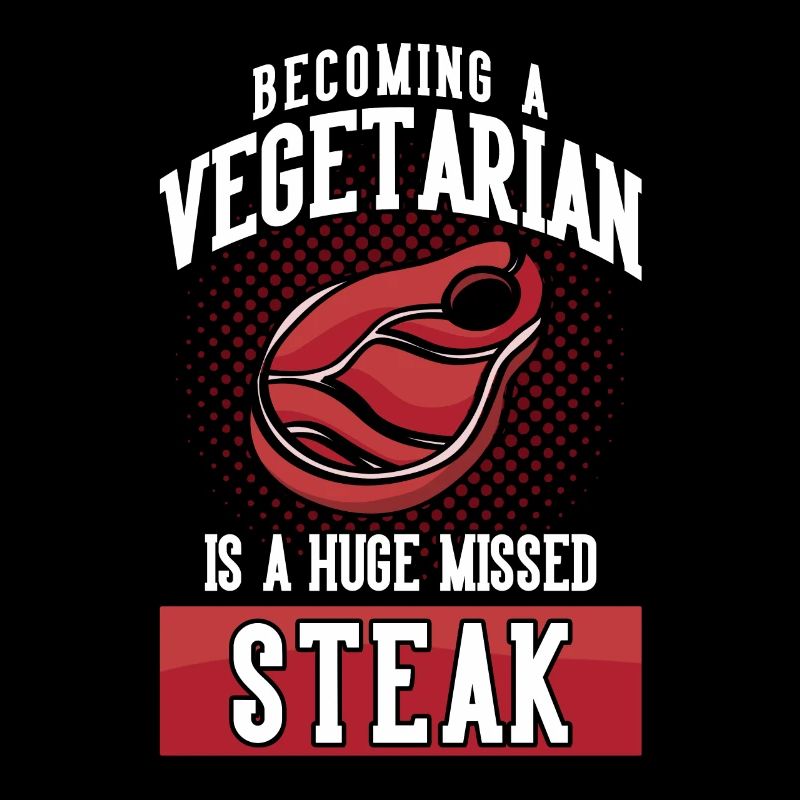 Fleischliebhaber Spruch Lustiges BBQ Fleisch Steak