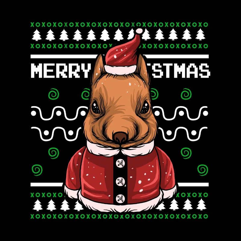 Pull de Noël moche Tshirt Chien de Noël