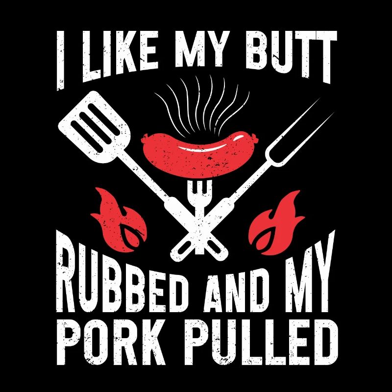 BBQ Pulled Pork Schwein Grill