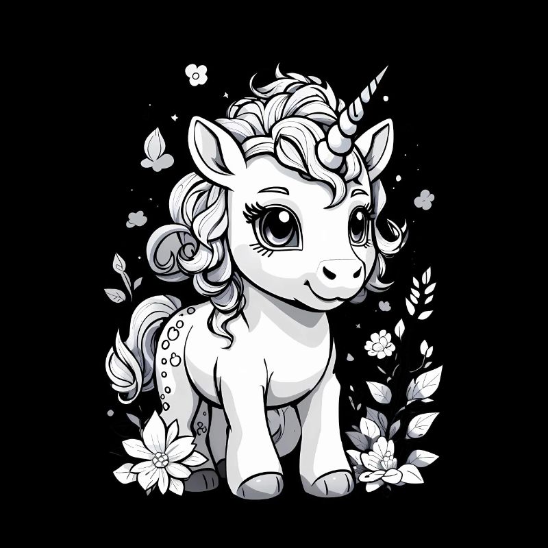 Licorne mignonne