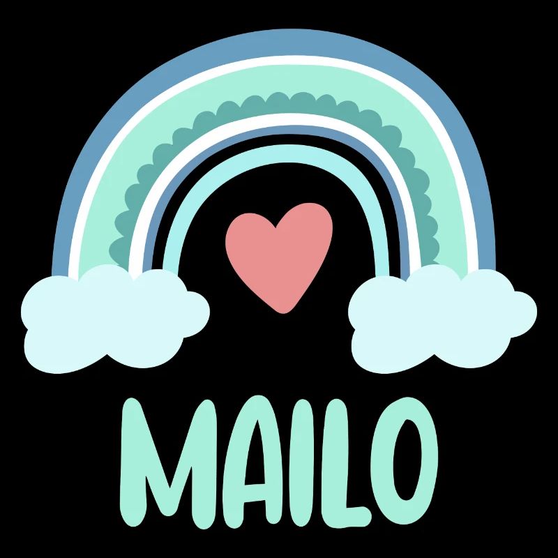 Mailo Name Rainbow Baby