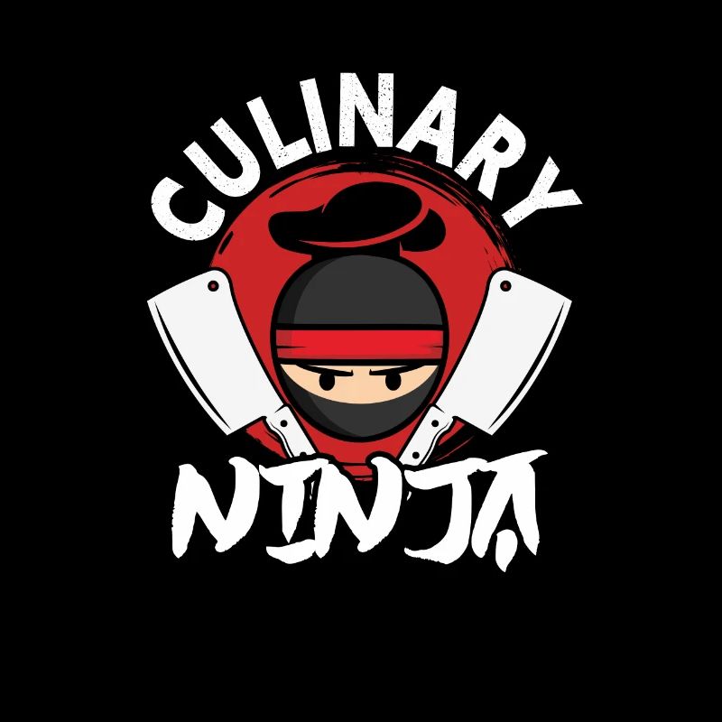 Koch Ninja Kochen Küche Essen Chef Geschenk