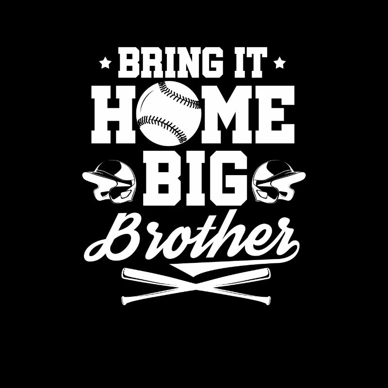 Big Brother Baseball Sibling Gift