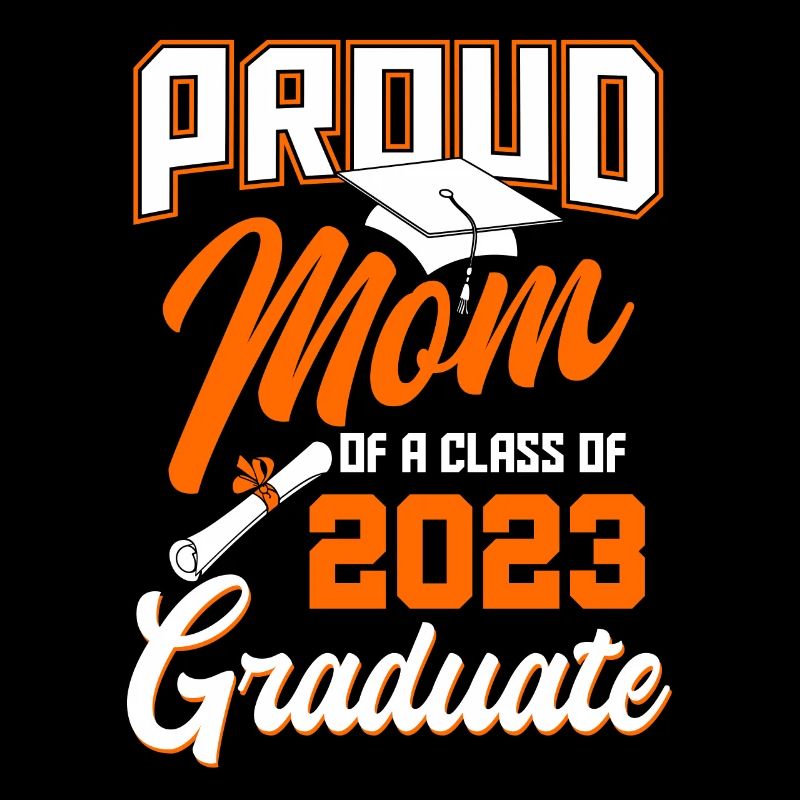 Stolze Mutter Der Abschlussklasse 2023