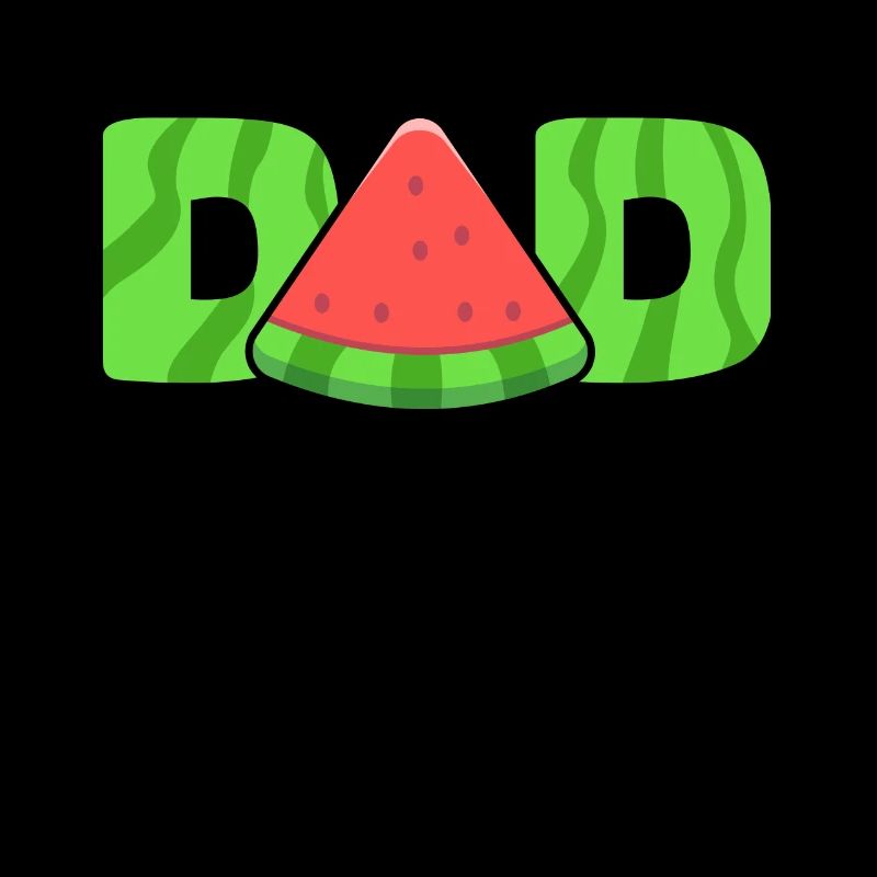 Watermelon Father Melon Summer Fruit Gift