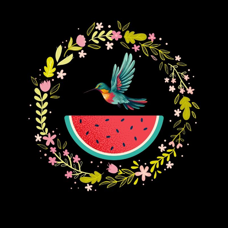 Melon pastèque Fruit d’été Cadeau végétalien