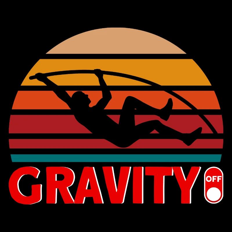 Athlétisme saut à la perche cadeau