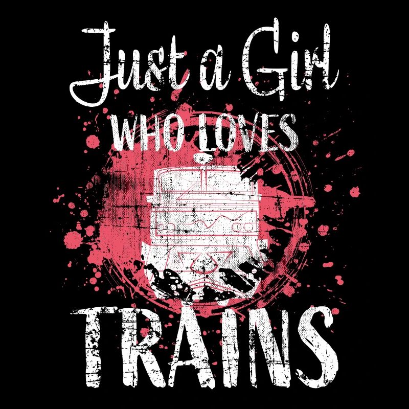 Zug Eisenbahn Mädchen