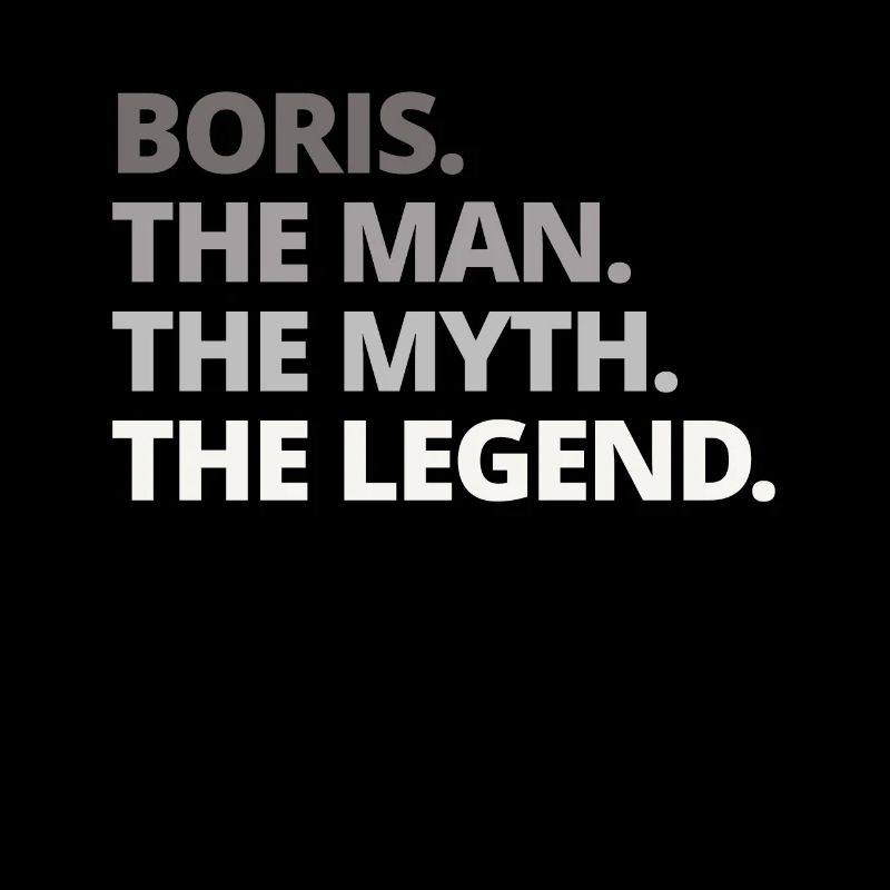 Nom de Boris disant cadeau