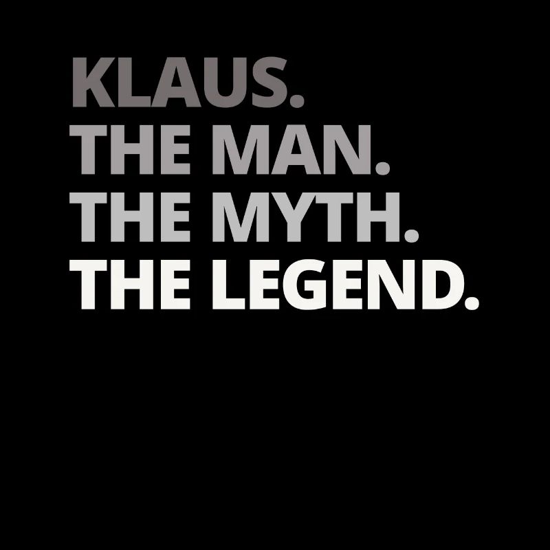 Klaus Name Spruch Geschenk