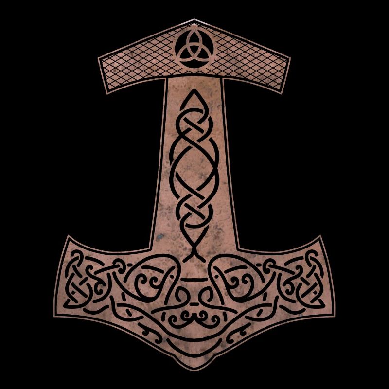 Hammer von Thor Mjölnir Kupfer Wikinger Geschenk