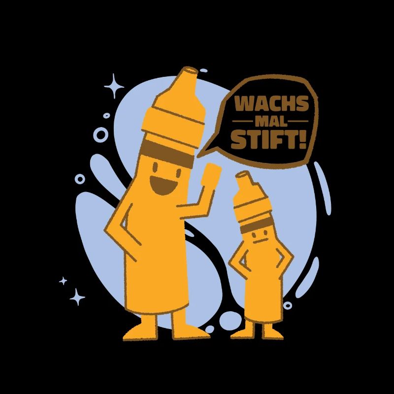 Stift Wachsmalstift Azubi Bruder Geschenkidee