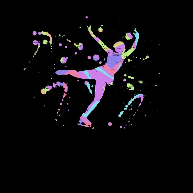 Eisläufer Eiskunstlauf Silhouette