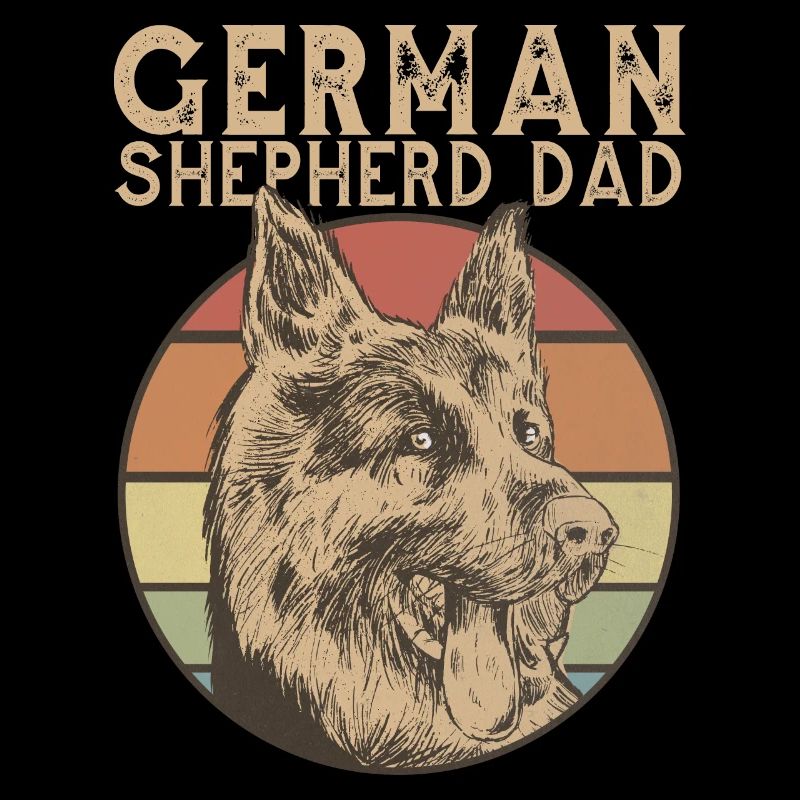 Deutscher Schäferhund Papa Hundebesitzer Elsässer
