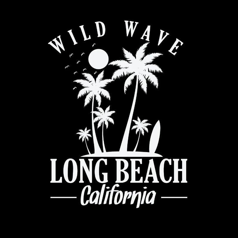 Wild Wave long Beach California surfing
