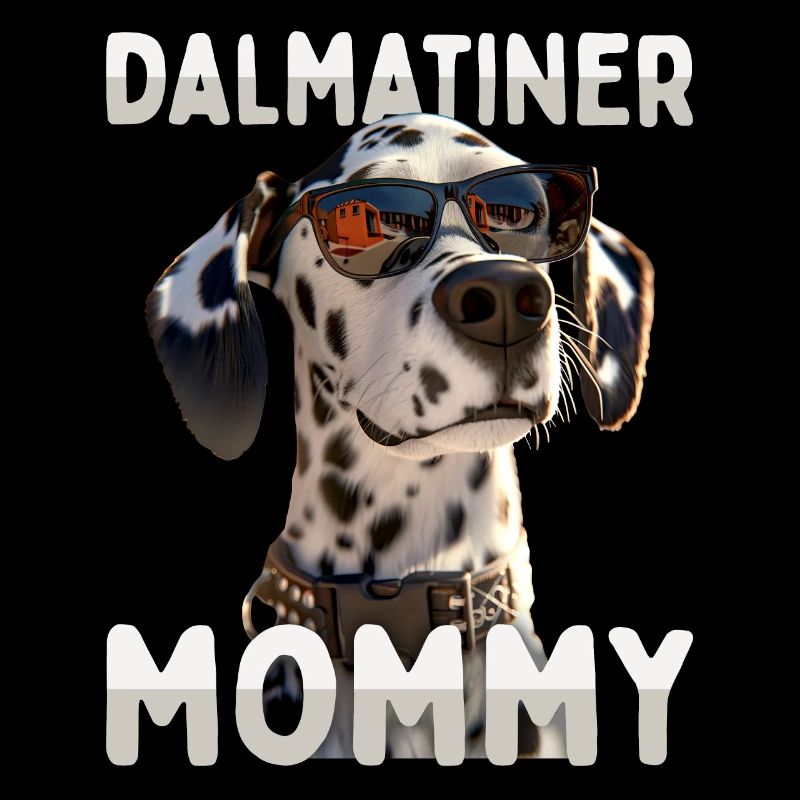 Dalmatiner Mommy Hunde Mama Mutter Muttertag Mom