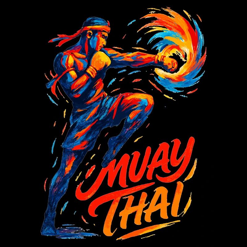 Muay Thai Boxe Kickboxing Boxer Cadeau