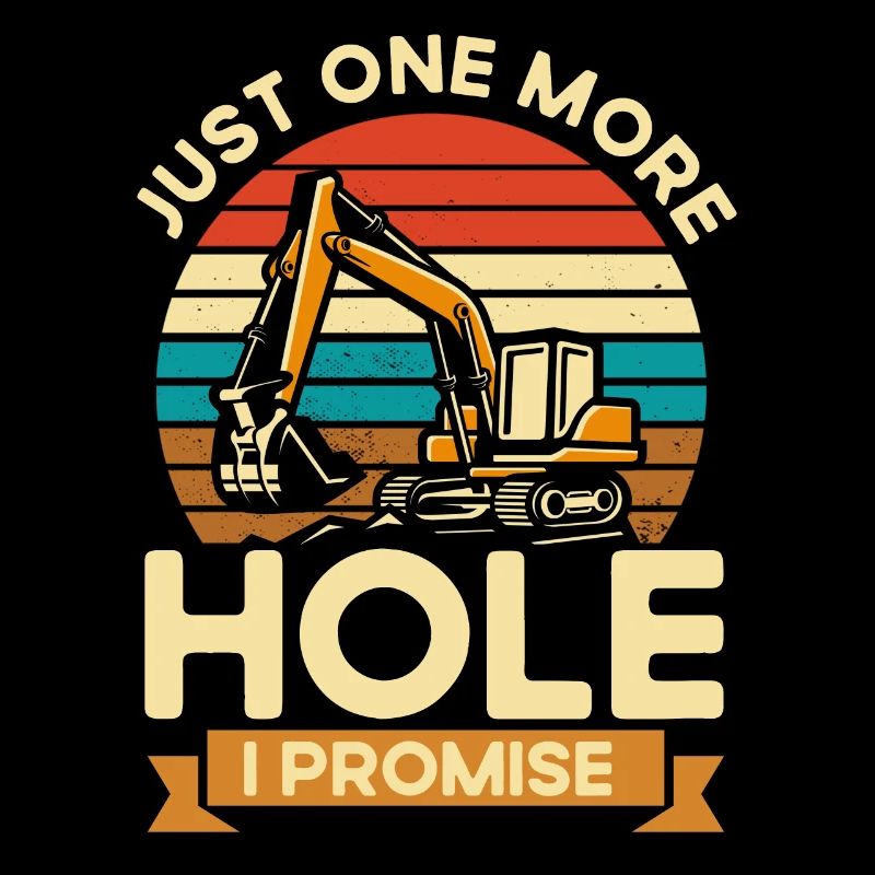 Bediener Bagger Schweres Gerät Geschenk