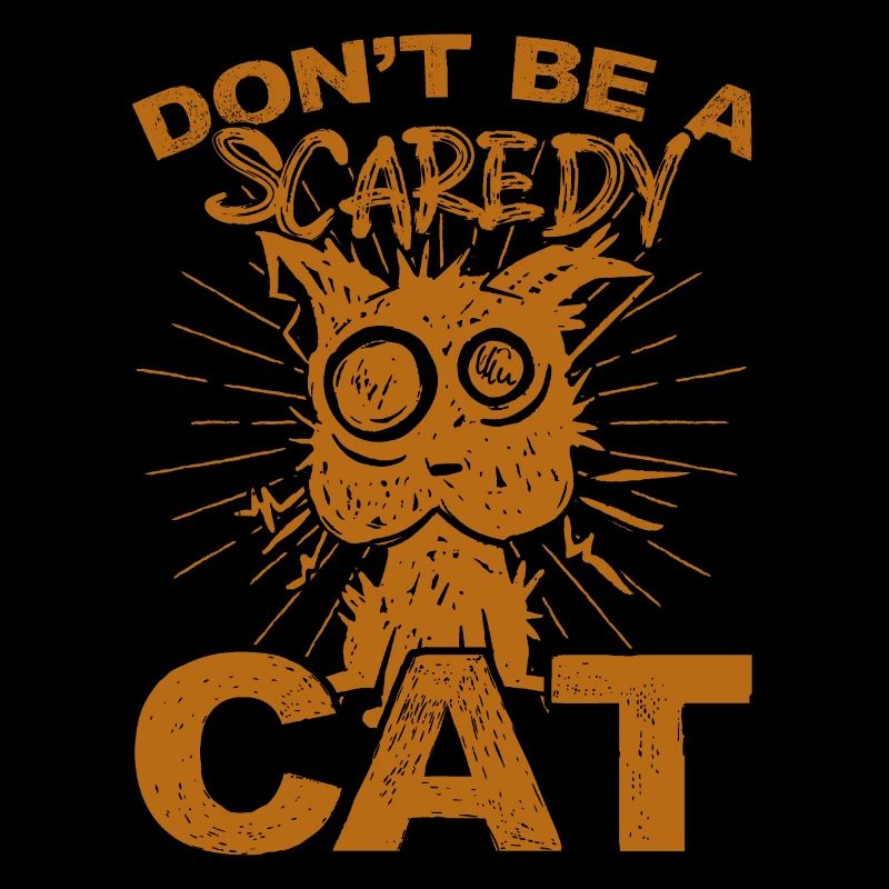 Horror Halloween Anxious Cat Creepy