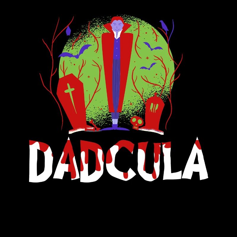 Horror Halloween Dadcula Creepy