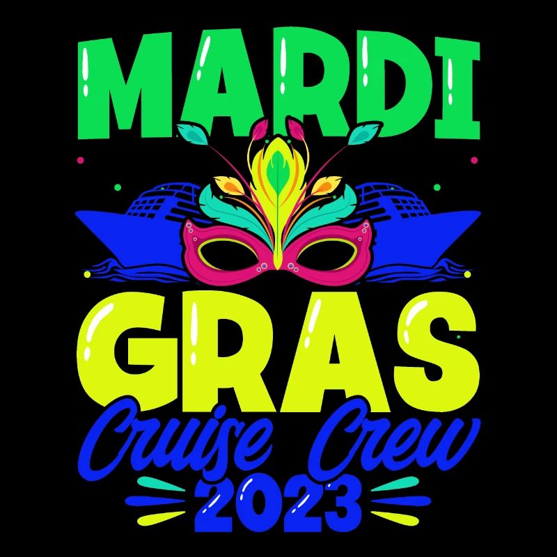 Équipage de croisière Mardi Gras 2023 Mardi Gras Geschen (Garantie du prix le plus bas)