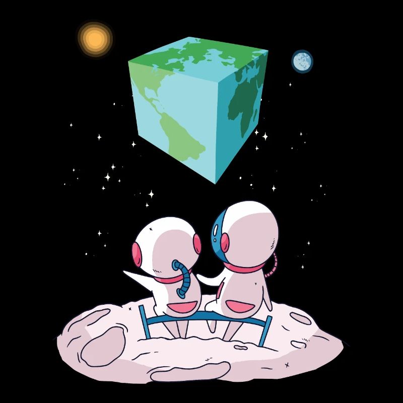 The earth is a cube