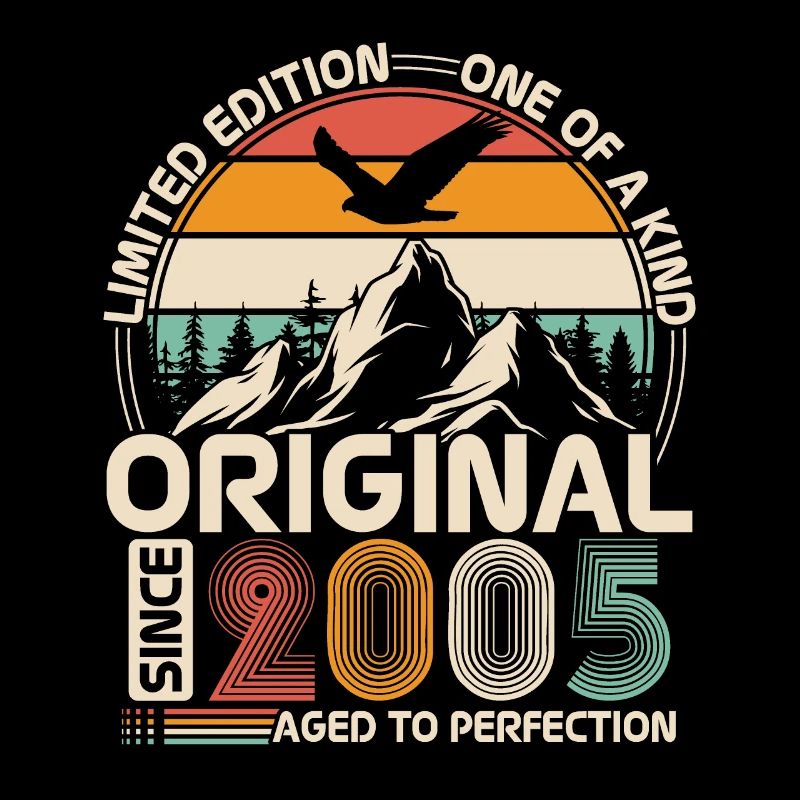Original 2005 Vintage Retro Anniversary