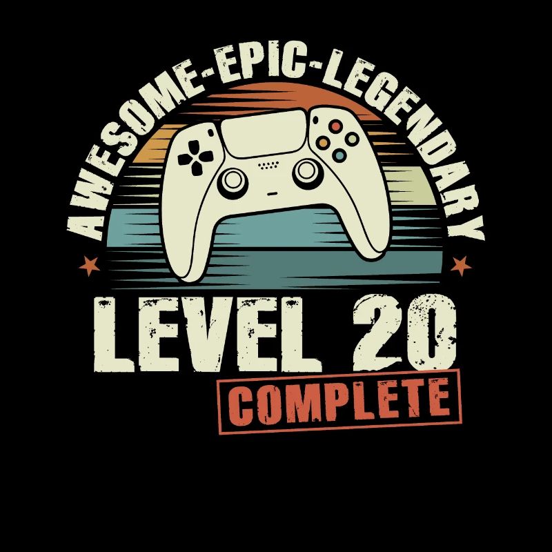 Level 20 Complete 20th Birthday Gift