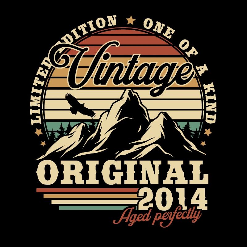 Vintage Original 2014 Geburtstagsgeschenk