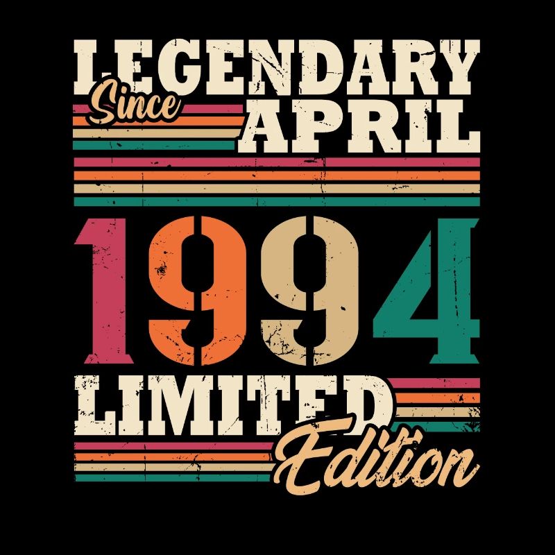 Jahrgang 1994 April Retro Jubiläumsgeschenk
