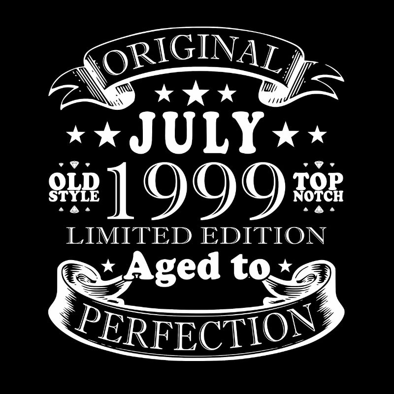 25. Geburtstag 25 Jahre Juli 1999
