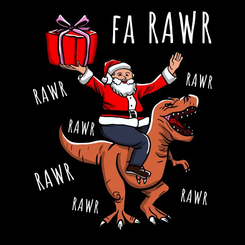 Dinosaure Moche Noël Noël Trex