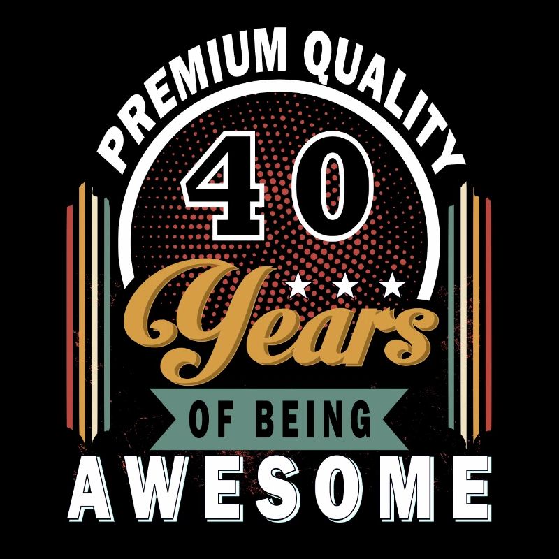 40 Birthday Saying 40 Years Gift