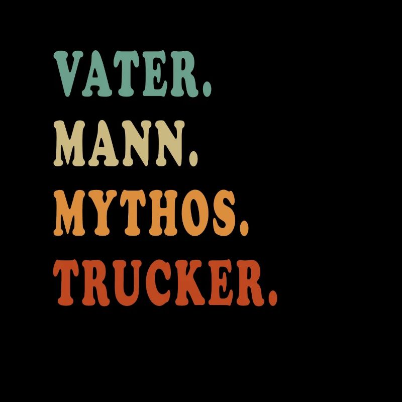 HUSBAND FATHER TRUCKER LEGEND