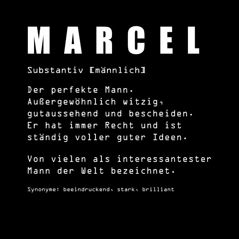 Marcel Name Design