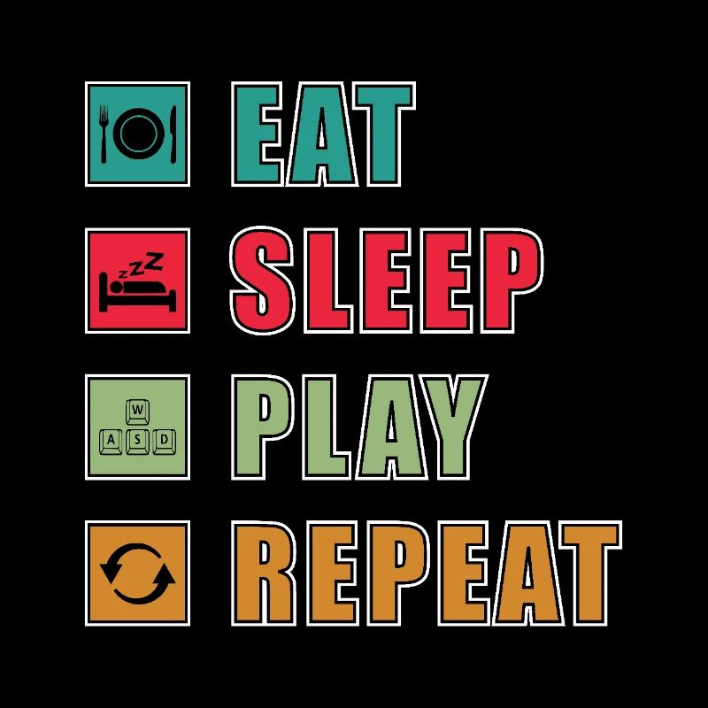 Eat Sleep Gaming Repeat