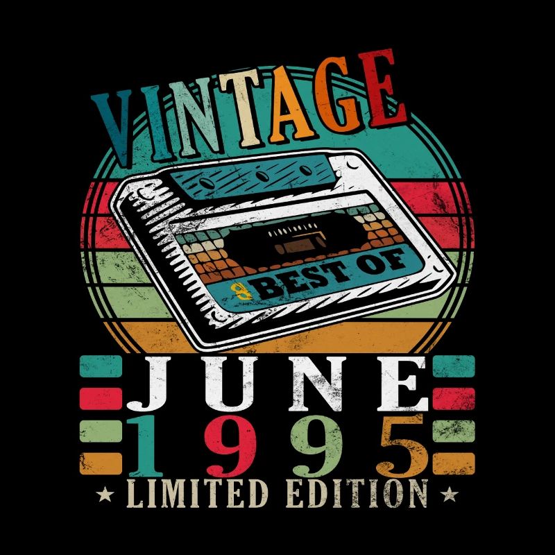 30. Geburtstag Geschenk Mann Kassette Juni 1995