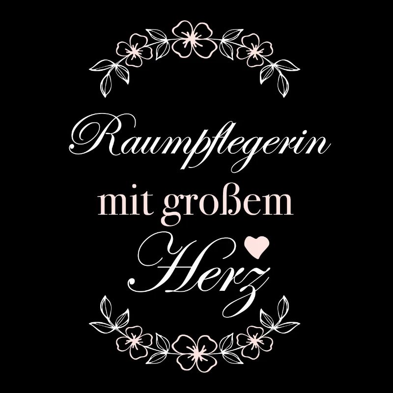 Geschenk Raumpflegerin mit großem Herz