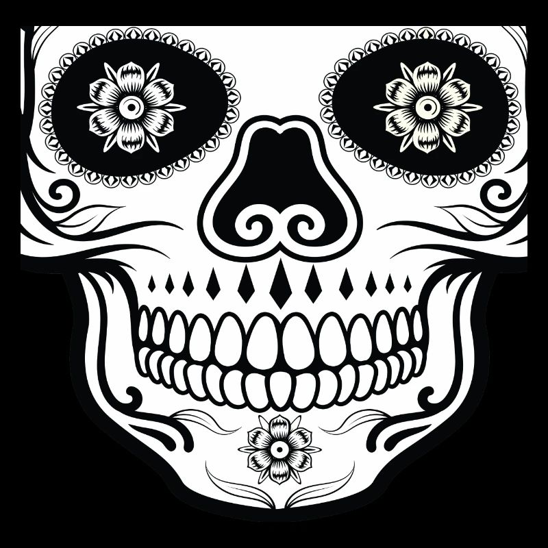 Mexican skull mouthguard