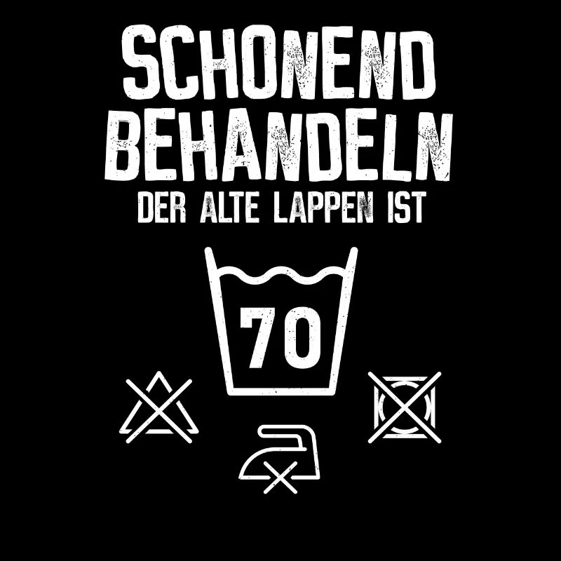 70. Geburtstag - schonend behandeln