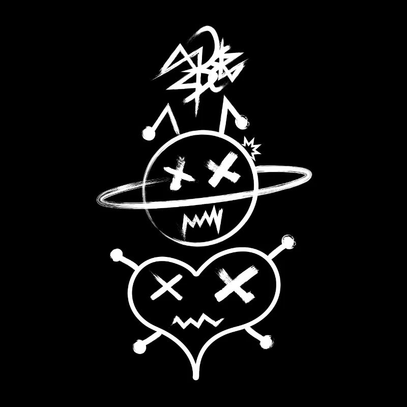 Alien Planet Pirate Heart par Visual Design Studio